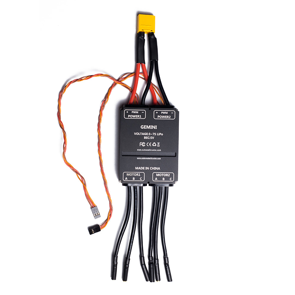 APISQUEEN GEMINI 3 7S LiPo 100A 2 in 1 ESC Controls Two Motors thrust apisqueen-gemini-3-7s-lipo-100a-2-in-1-esc-controls-two-motors-thrust