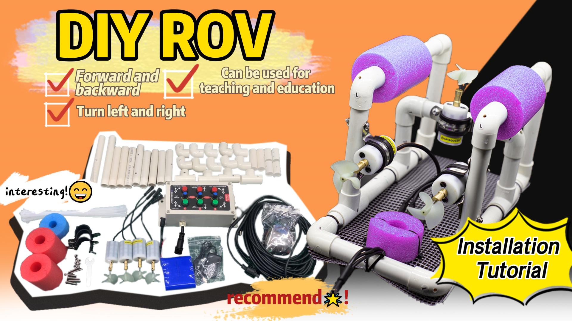 APISQUEEN Water Tube ROV Installation and Operation Guide: Can be used for education and teaching