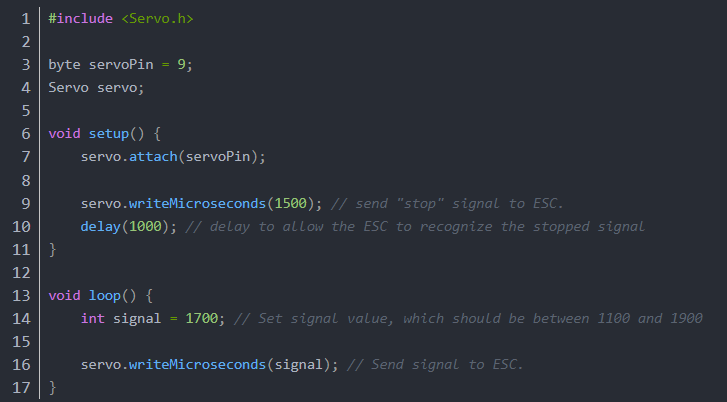 【Underwater Thruster Control】 How to control ESC by PWM with STM32?