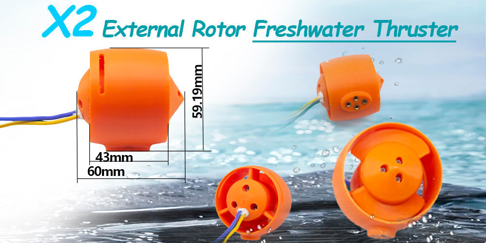 APISQUEEN Launches New Product: X2 Freshwater Underwater Thruster – Compact, Efficient, and Stable