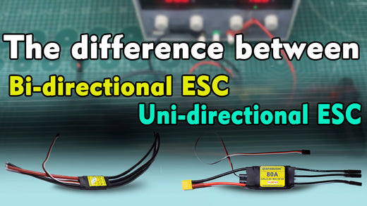 [APISQUEEN Professional Guide] Bidirectional ESC & Unidirectional ESC: Analysis of the differences between 30A ESC and 80A ESC