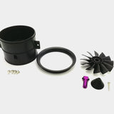 Ventilatore intubato elettrico a 12 pale con cinghia di spinta da 70 mm EDF 6S 2300KV 2240g per modello di aereo/motore a reazione di aereo