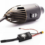 APISQUEEN 24V (6S LiPo) 1000W BP4092 משאבת סגסוגת אלומיניום מדחף Jet High Speed, מתאים לסירות בלתי מאוישות/סירות מתנפחות וכו'.