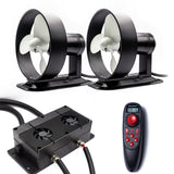 APISQUEEN 24V/48V U35 Two Set of aluminum alloy underwater thrusters 78kg thrust, suitable for cruise ships/fishing boats, etc.