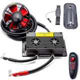 APISQUEEN - Nuevo conjunto de propulsor submarino U92 de 24 V/12 V con caja de control metálica y control remoto impermeable para kayaks y botes inflables.