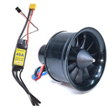 50mm EDF 4S 4300KV 950g Cinto de impulso Ventilador elétrico canalizado de 11 lâminas para modelo de aeronave motor a jato