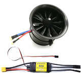 Ventilatore intubato elettrico a 12 pale con cinghia di spinta da 70 mm EDF 6S 2300KV 2240g per modello di aereo/motore a reazione di aereo