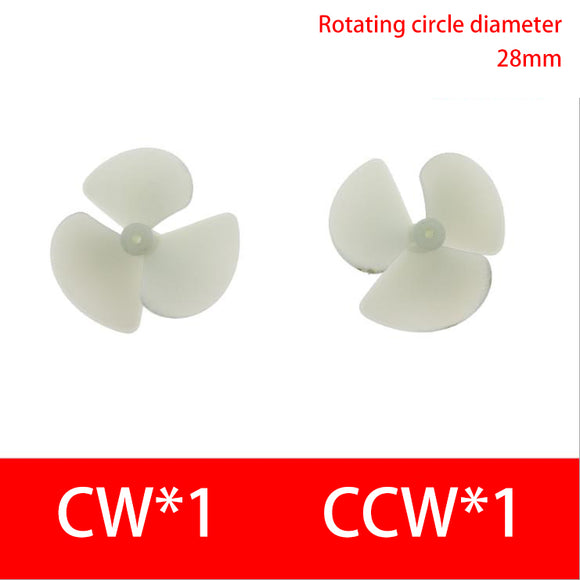 28mm/36mm/42mm 3-blade propeller CW CCW BM70 underwater Thruster
