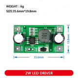 1W/2W/3W LEDドライバ 350mA/700mA PWM調光入力 5-35V DC定電流モジュール