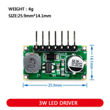 Sterownik LED 1W/2W/3W 350mA/700mA wejście ściemniania PWM 5-35V DC moduł prądu stałego