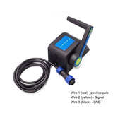 Deniz yat hız kontrol kutusu kolu, ön kontrol fırçasız elektrikli pervane motoru dıştan takma pompa jet su altı itici itme-çekme hız kontrol kolu için uygundur