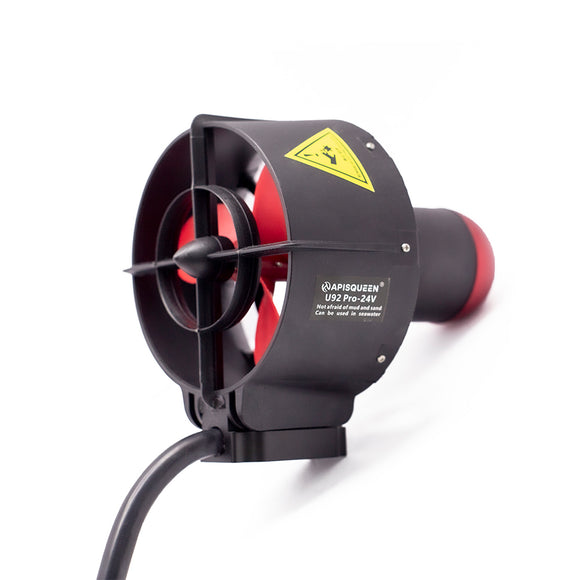 APISQUEEN 24V U92 Pro 水中推進ユニットはアウトランナーモーターを搭載し、砂やシルトに強いハウジングを備え、耐腐食性があり、カヤック、インフレータブルボート、パドルボードに適しています。