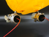 Propulsor escovado APISQUEEN 2S LiPo 7.4V 28W BM70 para ROV/barcos de brinquedo