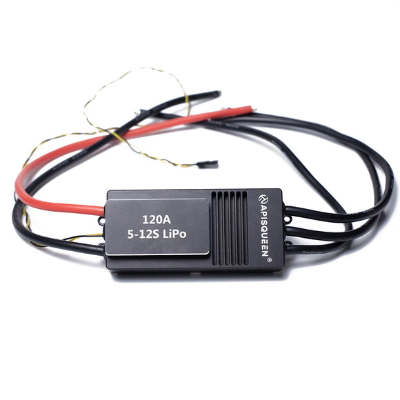 APISQUEEN Thunderbolt ESC 12S Lipo 48V 60A/120A/160A, מתאים למדחפים, מנועים ללא מברשות, מל