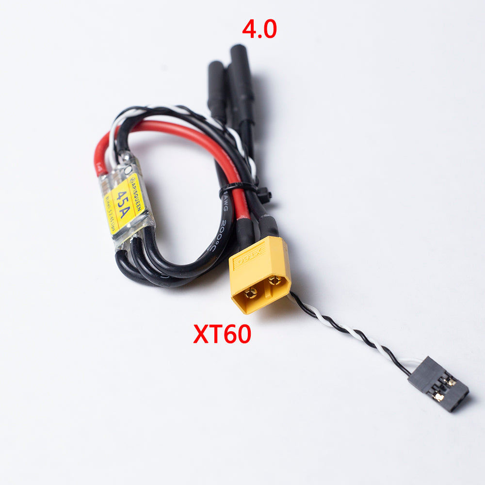 APISQUEEN 12-24V (3-6S LiPo) 45A bi-directional ESC to control brushle ...