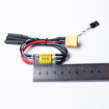 ESC bidirezionale APISQUEEN 12-24V (3-6S LiPo) 20A/45A per controllare motori/eliche brushless in rotazione avanti o indietro