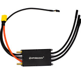 APISQUEEN tukee 16-60V korkeajännitteistä harjatonta vesijäähdytystä 130A ESC (elektroninen ohjaus), sopii RC-veneisiin/kantosiipialoihin/vedenalaisiin potkureihin/harjattomiin moottoreihin.