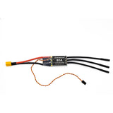 APISQUEEN hoogspanning 12-50,4V enkele/bidirectionele bediening 80A ESC ondersteunt USB-parameteraanpassingsbord voor snelle parameteraanpassing, gebruikt voor borstelloze motoren/onderwatermotoren, enz.