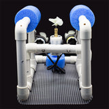 APISQUEEN Water Tube Brushed Underwater ROV for forward, backward, up and down, left and right cornering movement, can be applied to teaching and education