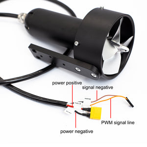 U9 2-6s 25V 600W bawah laut pendorong/pendorong/baling-baling, dirancang dengan kontrol ESC interpolasi untuk ROV/ bot/bot/kapal tak berawak