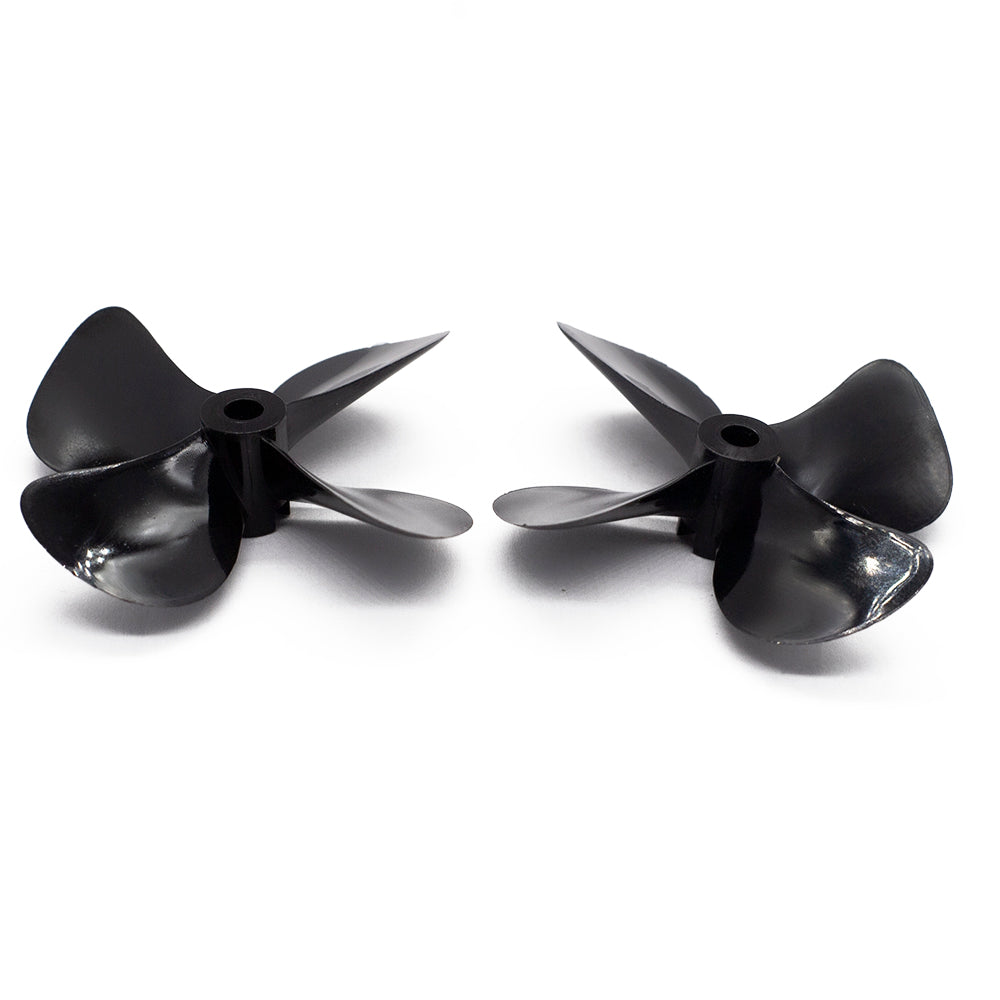 50/55/60/65/70/75mm four-blade CW/CCW propellers for RC RC boats, traw ...