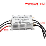 APISQUEEN supports 16-60V high voltage brushless water-cooled 200A ESC（electronic control） for RC boats/hydrofoils/underwater propellers/brushless motors.