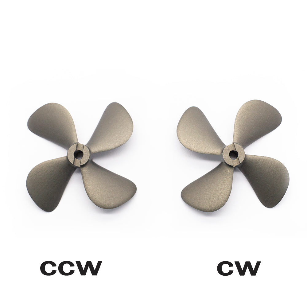 4 blades 60mm metal propeller CW CCW for underwater thruster ...