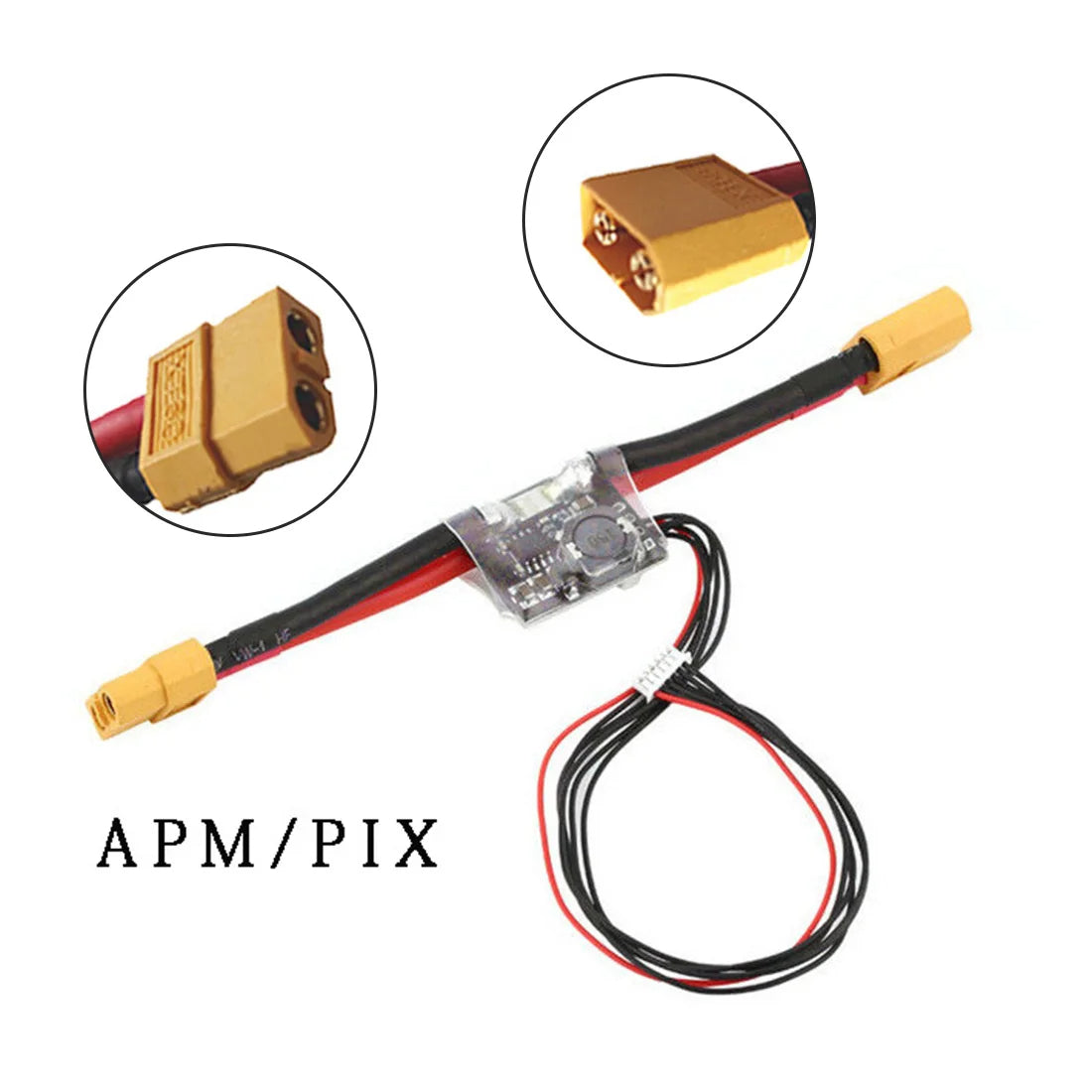 Pyro Ammeter Module APM2.5 2.6 2.8PX4 pixhawk ammeter sensor power module with UEBC BEC 3A ...
