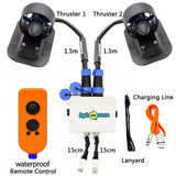 U2 12V-16V 300W 3.4Kg Brushless Thrust Underwater Thruster/Propeller/propulsion With Bi-directional control ESC For ROV and Boat