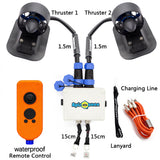 U2 12V-16V 300W 3.4Kg Bezszczotkowy podwodny ster strumieniowy/śmigło/napęd z dwukierunkowym sterowaniem ESC dla pojazdów podwodnych i łodzi