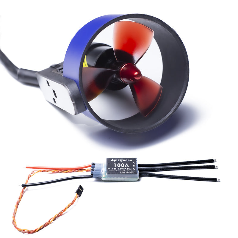 Motore Brushless Subacqueo 480KV In Senso Orario Con Eliche A 4 Pale Motore Elettrico 12-24V Per Parti Di Barche Con Esche RC - Foto 9