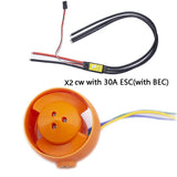 APISQUEEN 12-16V 2.1KG Thrust 84W X2 Freshwater Brushless DC Thruster กันน้ำ