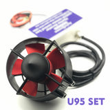 ApisQueen 24V/12V one U92 Set Underwater Thruster with Waterproof remote control For Kayaks, inflatable boats, paddle boards, etc.