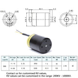 अंडरवाटर थ्रस्टर बोट/आरओवी/रोबोट के लिए एपिसक्वीन ब्रशलेस वॉटरप्रूफ मोटर 2828 500KV 12-16V(3-4S LiPo)