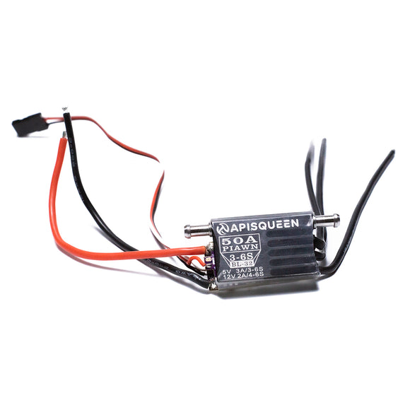 Regolatore elettronico di velocità APISQUEEN 2-6S 50A ESC per piccole imbarcazioni idro/RC/professionali